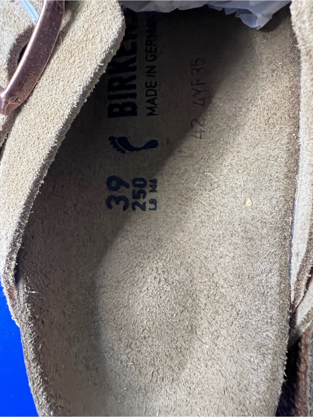 Birkenstock Boston X Free People in Latte Cream Size 39 NIB - Picture 8 of 11